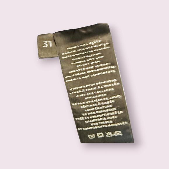 J Brand Women's Maria High Rise‎ Skinny Indigo Cutoff Ankle Jeans Size 31 - Picture 3 of 7